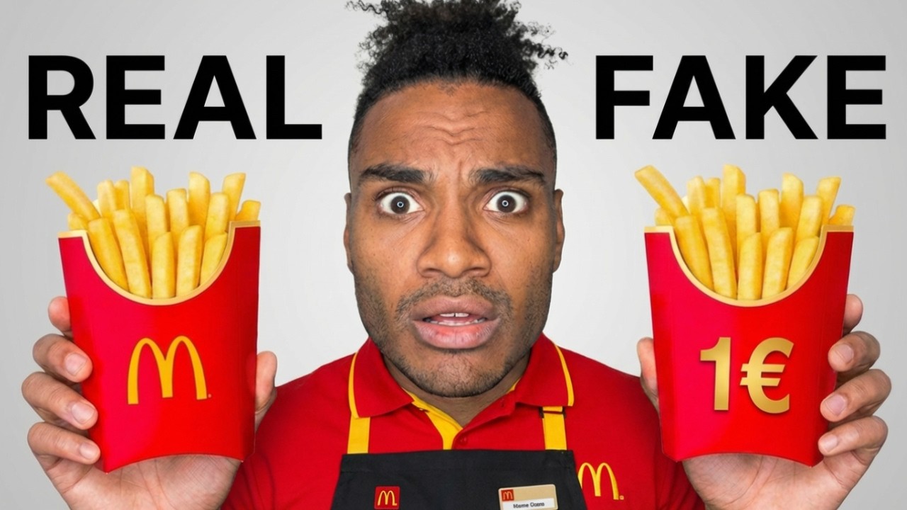 Ich teste 1€ McDonalds Pommes 🍟 (ft. Theresa)