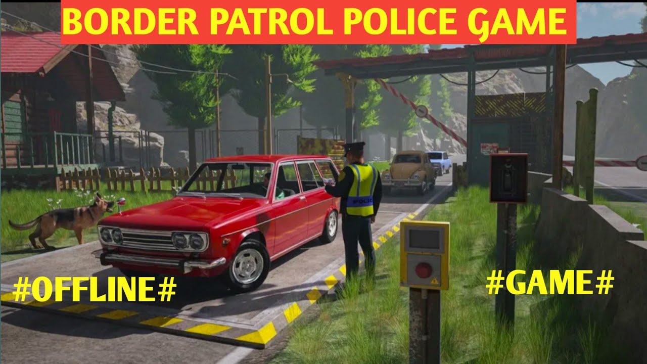 Border patrol police game|offline game#gaming 