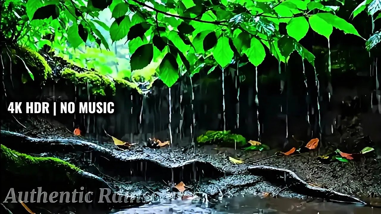 Deep Forest Rain Sounds for Sleep 🌧️ Misty Rain Ambience for Insomnia, Study & Relaxation (5 Hours)