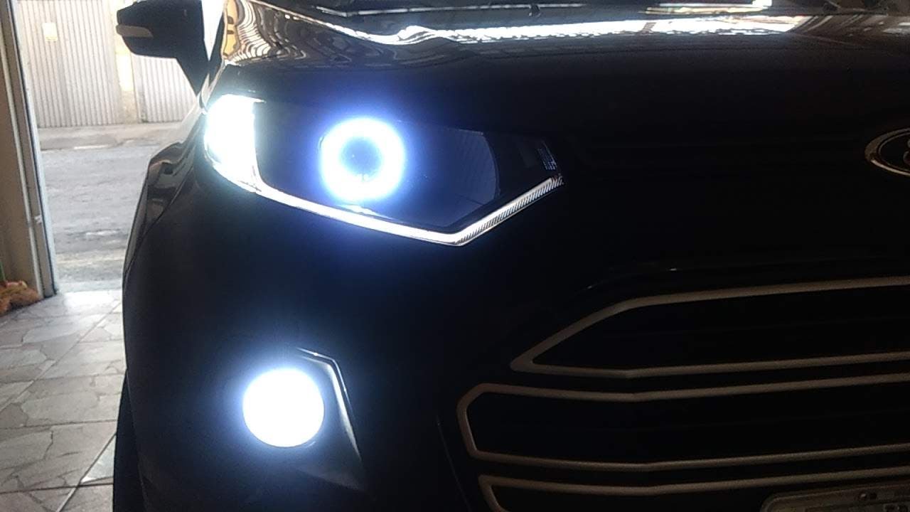 Farol Retrofit EcoSport 2017 ALL BLACK personalizado