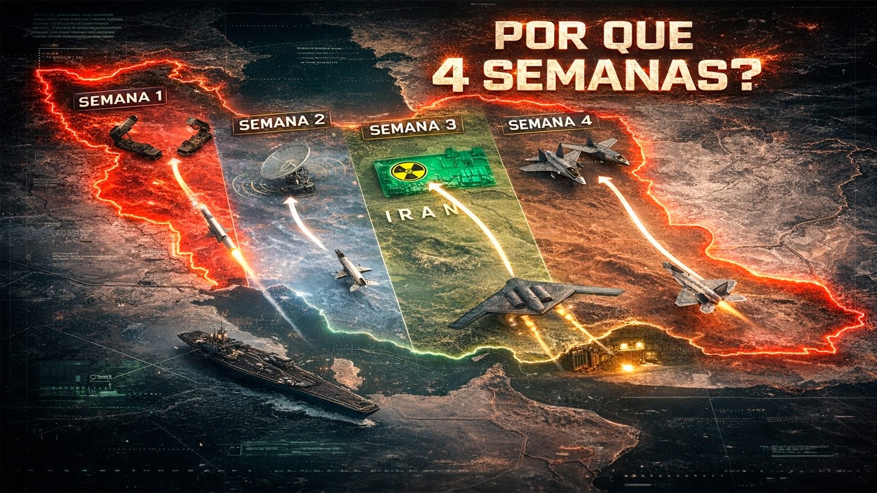O Plano Americano Para Uma Guerra de 4 Semanas no Irã