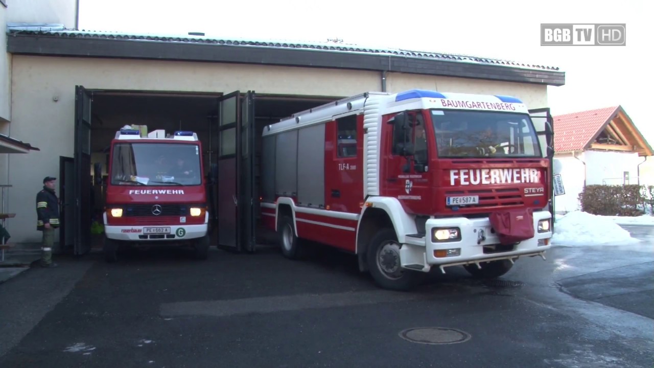 FF Baumgartenberg: Übersiedlung ins neue Feuerwehrhaus