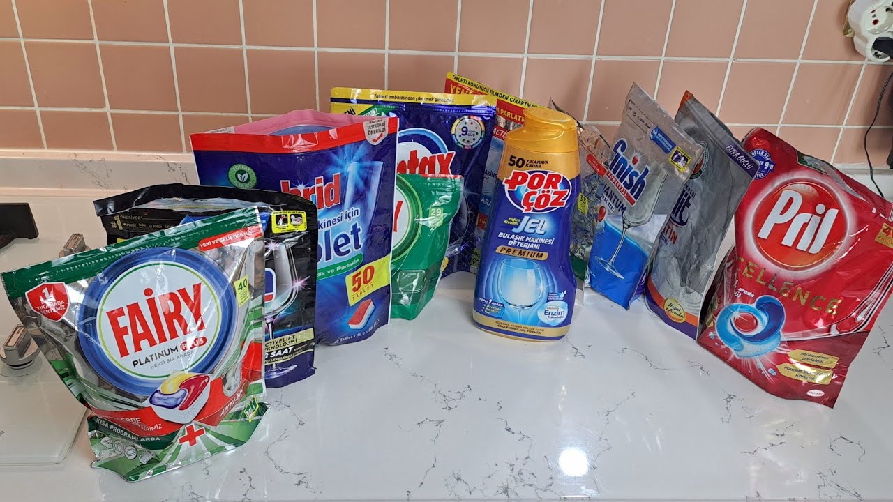 HANGİ BULAŞIK TABLETİ (kapsülü)/bulaşık makinesinde iyi yıkayanlar