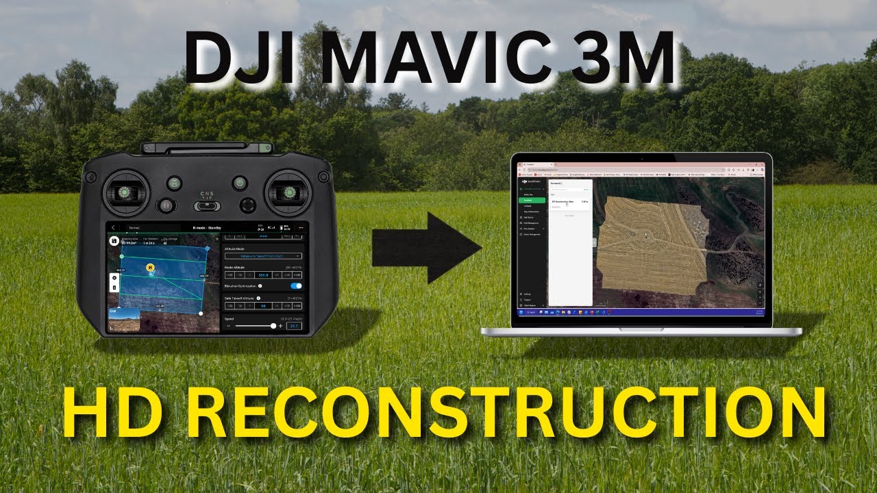 DJI Mavic 3M | How To Create An HD Reconstruction Map On SmartFarm