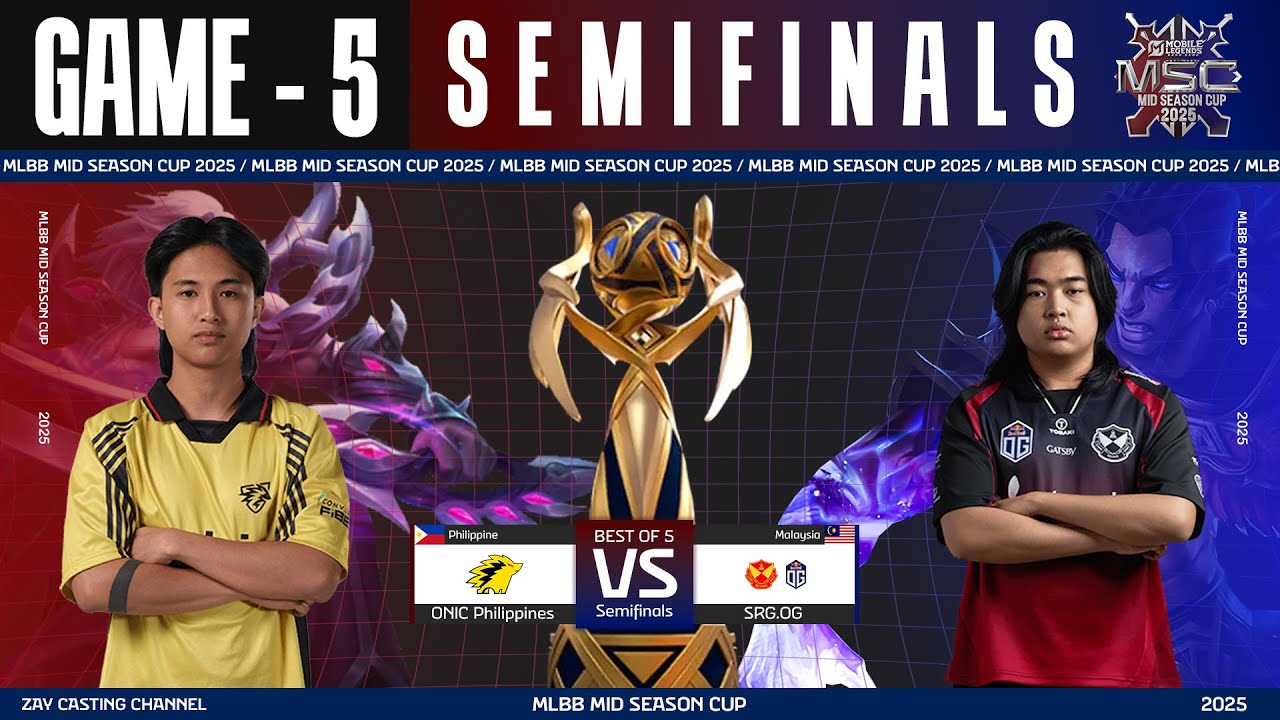 [Game - 5] ONIC Philippines vs SRG.OG | MSC 2025