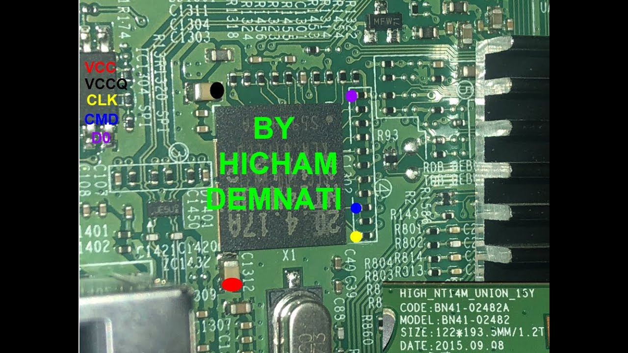 اصلاح جهاز BN41-02482A  PANEL  CY-JJ048BGLV3H  SAMSUNG UE48J5270SS  به مشكل وميض مستمر