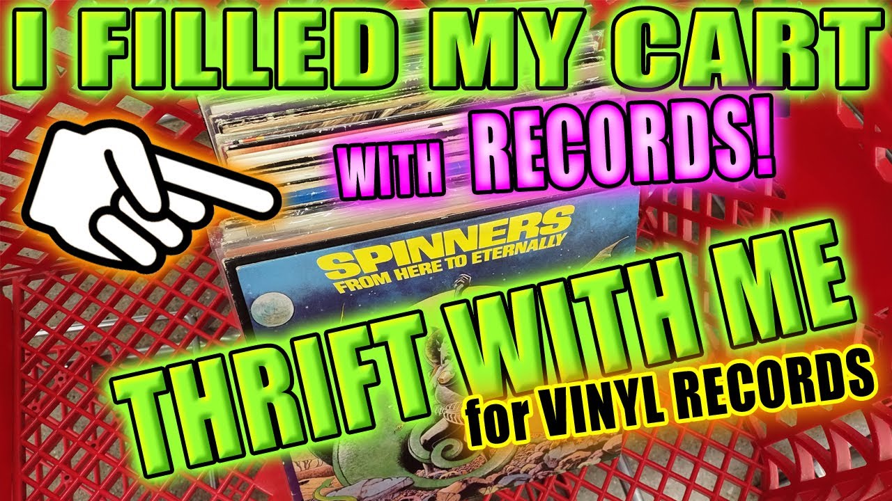 VINYL RECORDS Thrift Store MEGA HAUL Thrift-With-Me