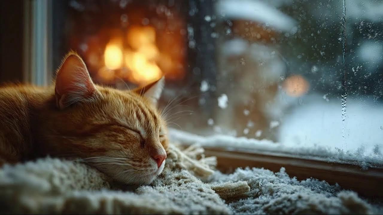 24/7 Midnight Jazz for Sleeping Cats 🐱 Calm Music for Stress Relief & Deep Rest