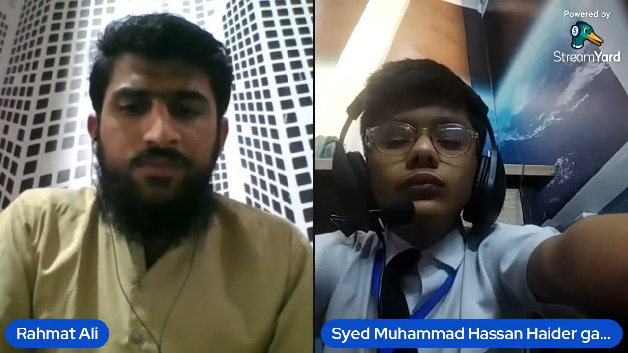 Hosted by Raman Ali 🎙️ with our honored guest Syed Muhammad Jafar Hussain 💼 (Business Professional).