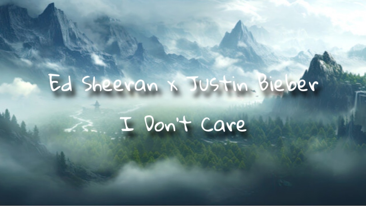 Ed Sheeran x Justin Bieber  - I Don't Care (Slowed & Reverb)