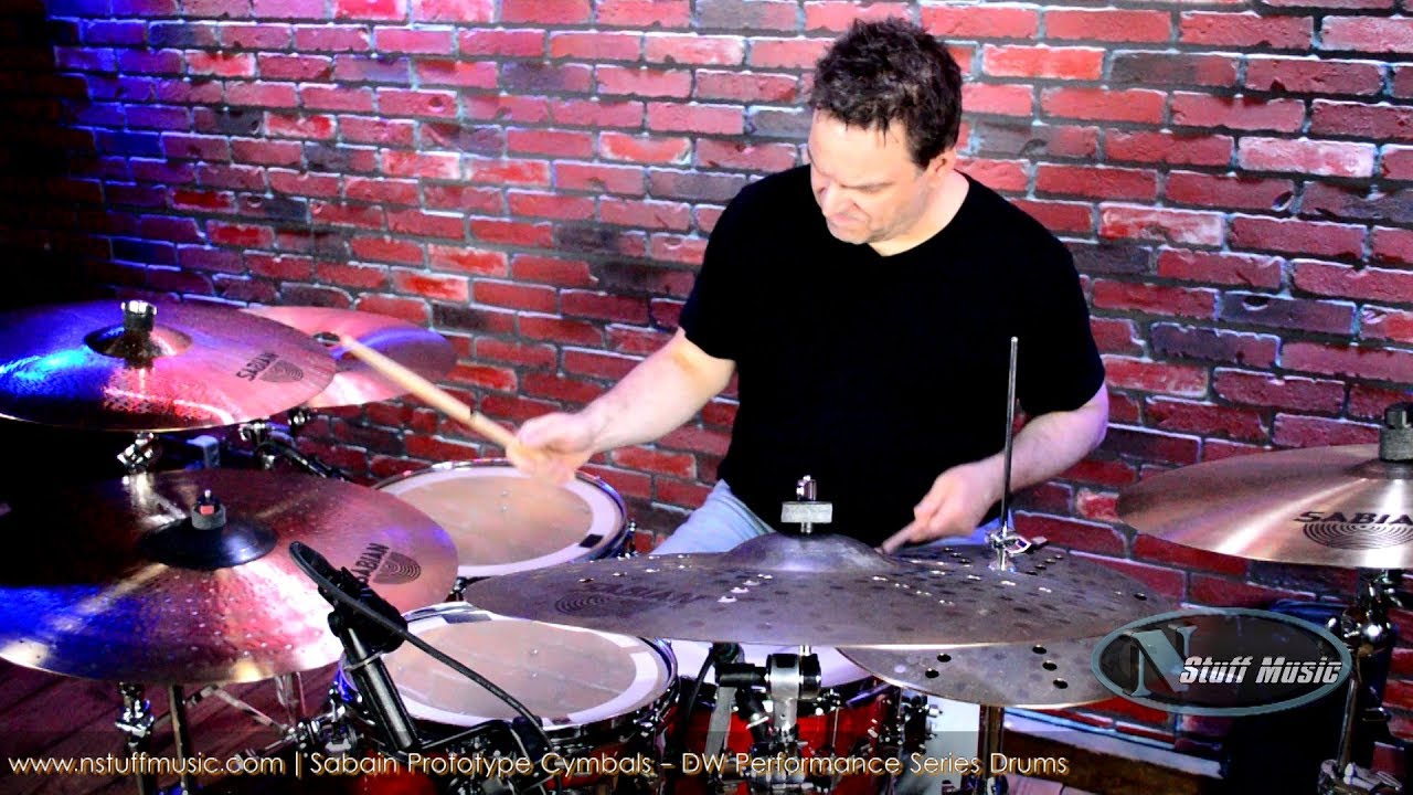 Sabian Prototype Cymbals - DW Performance Series Drums