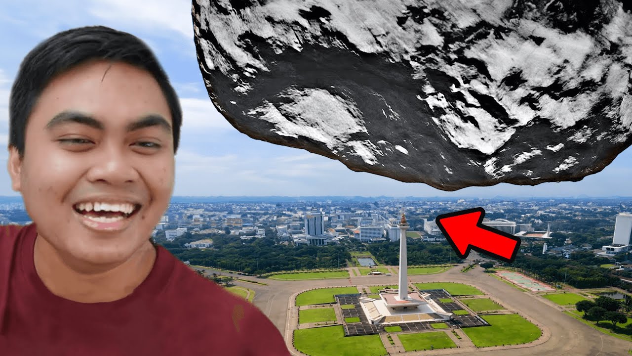 Menjatuhkan asteroid 1.000.000 meter ke Bumi. Ini yang terjadi...
