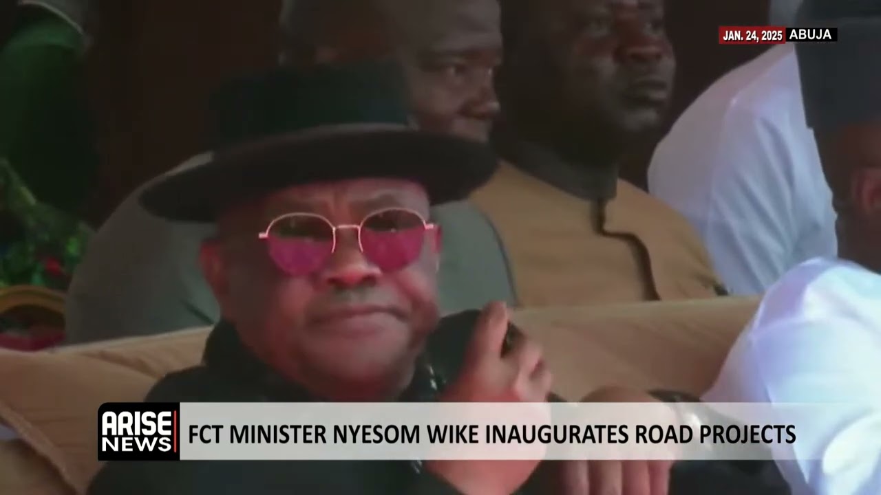 FCT MINISTER NYESOM WIKE INAUGURATES ROAD PROJECTS