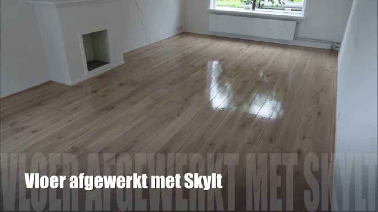 Een vloer schuren in 4 minuten !