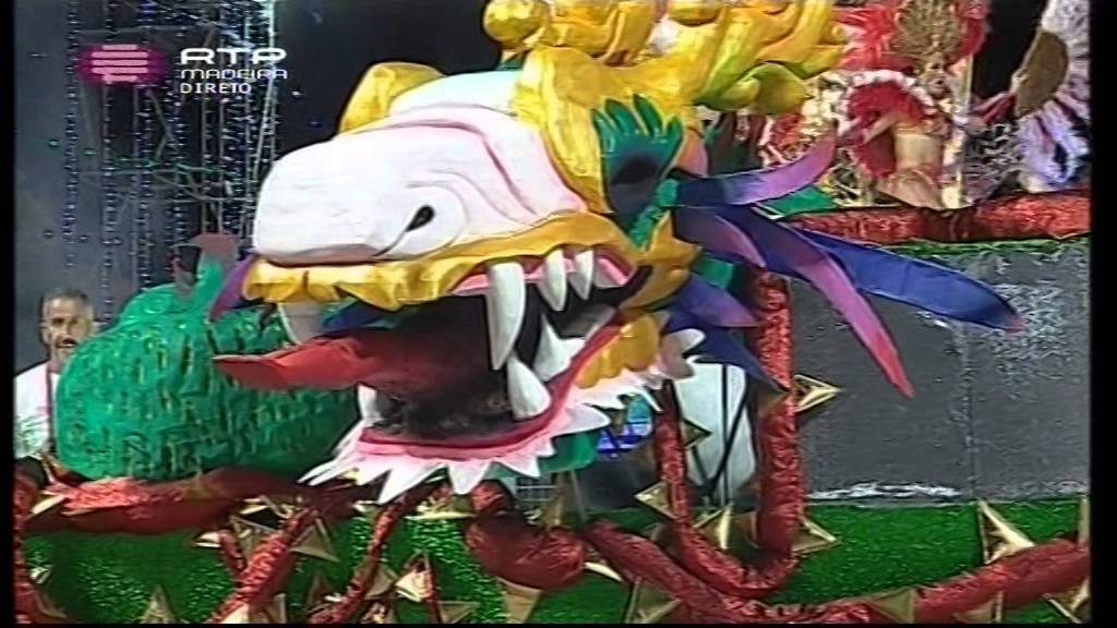 Carnaval na Madeira Funchal 2016 Cortejo Alegórico GERINGONÇA 9º
