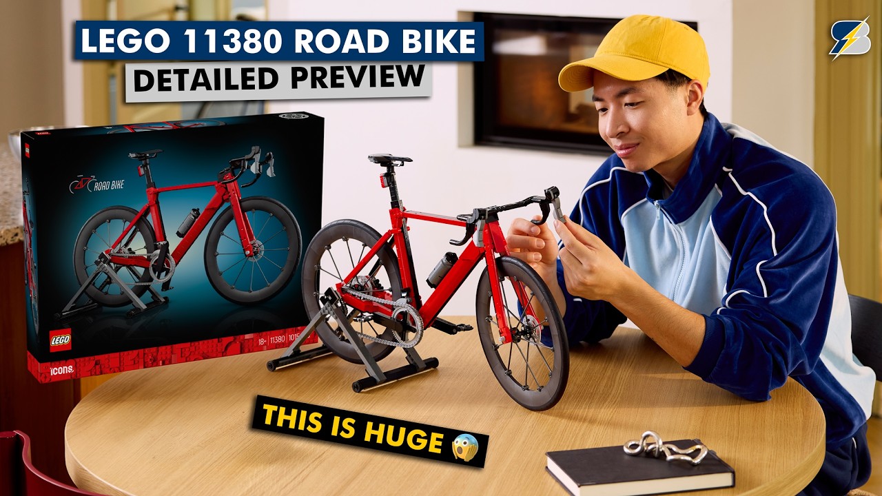 Szczeg&oacute;łowy podgląd zestawu LEGO 11380 Icons Road Bike &mdash; czy to NAPRAWDĘ sprawny rower?