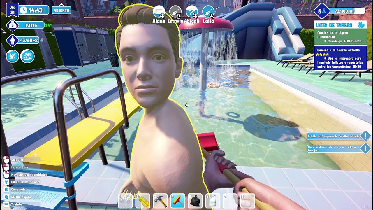 Waterpark un perrito en la calle