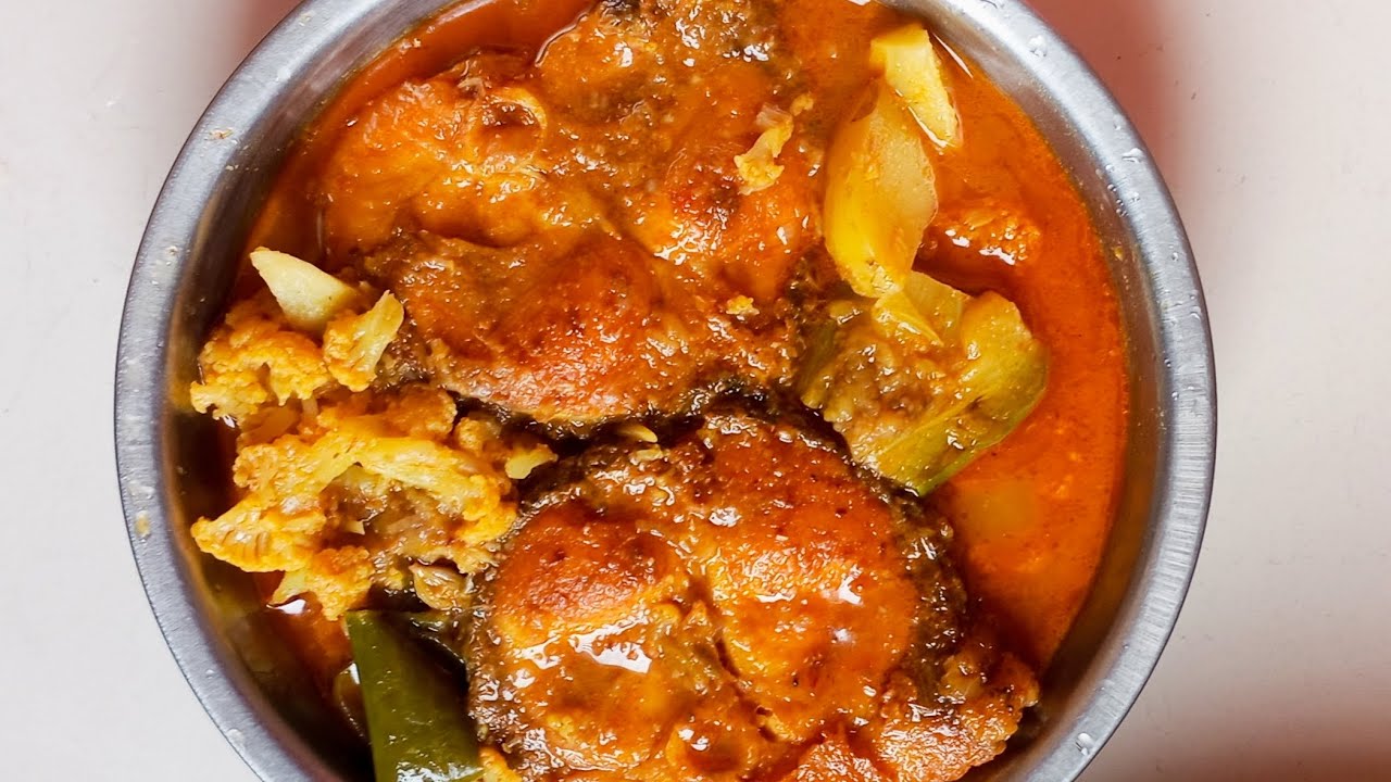 মাছ দিয়ে ফুলকপি,আলু,বেগুনের অসাধারণ একটা রেসিপি। #food #viral #cooking #foryou#recipe  