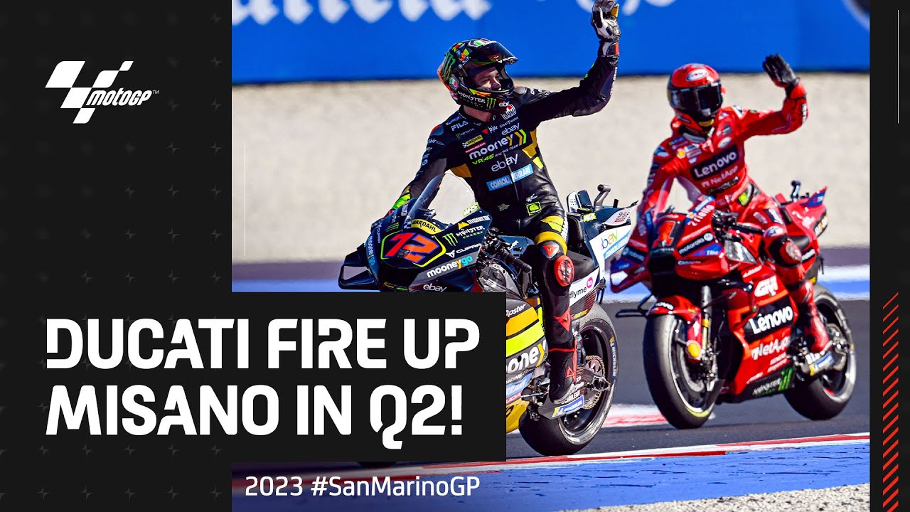 The record-breaking last 5 mins of Q2! 🔥  | 2023 #SanMarinoGP