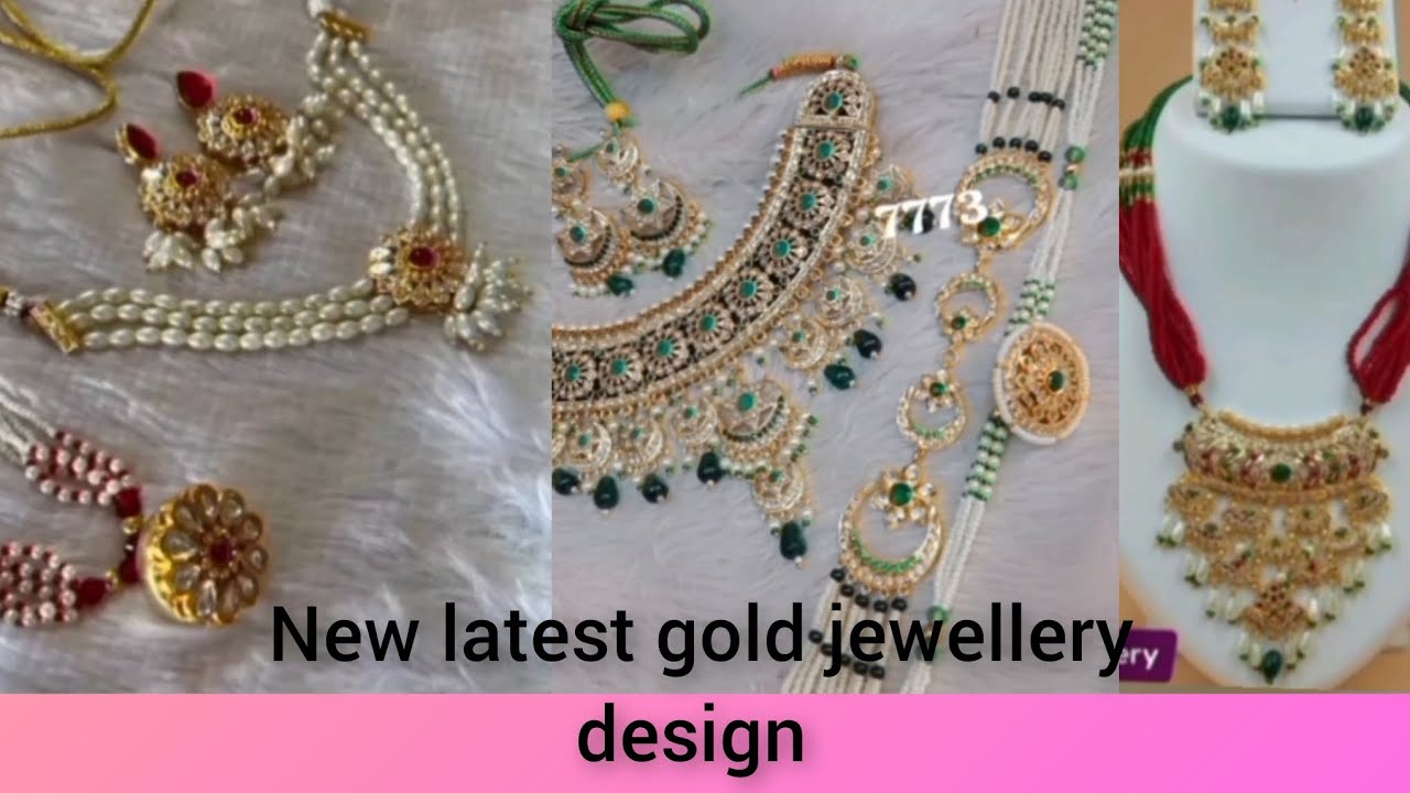 New latest gold jewellery design# Rajputi jewellery design Collection #trending#trending rajasthani