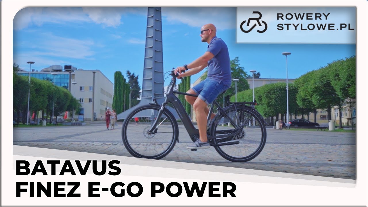 Rower elektryczny Batavus Finez E-Go Power Bosch - Rowerowa limuzyna klasy PREMIUM