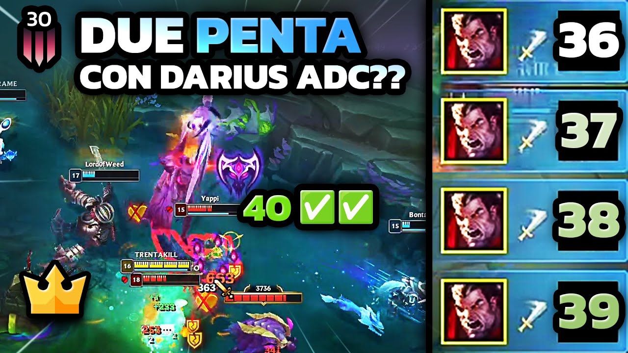 👑 DARIUS ADC: IL MIGLIOR GAME DELL’AZ TRENTAKILL CHALLENGE
