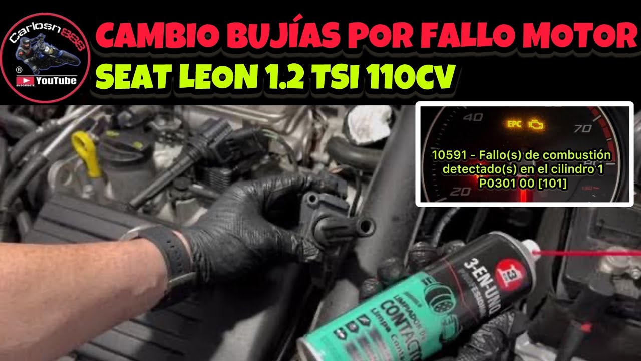 CAMBIO BUJÍAS SEAT LEON Y SORPRESA. También válido para VW GOLF TSI