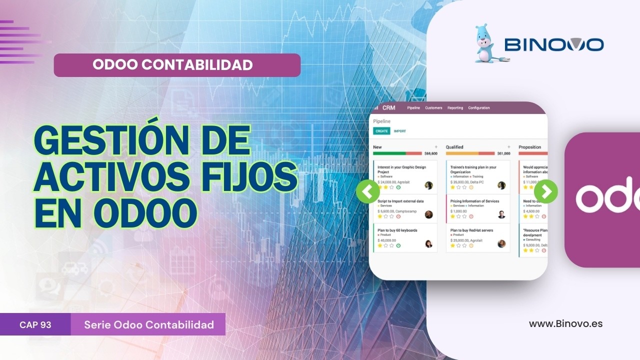ODOO Contabilidad | Tutorial 93 📌 Gestión de Activos Fijos