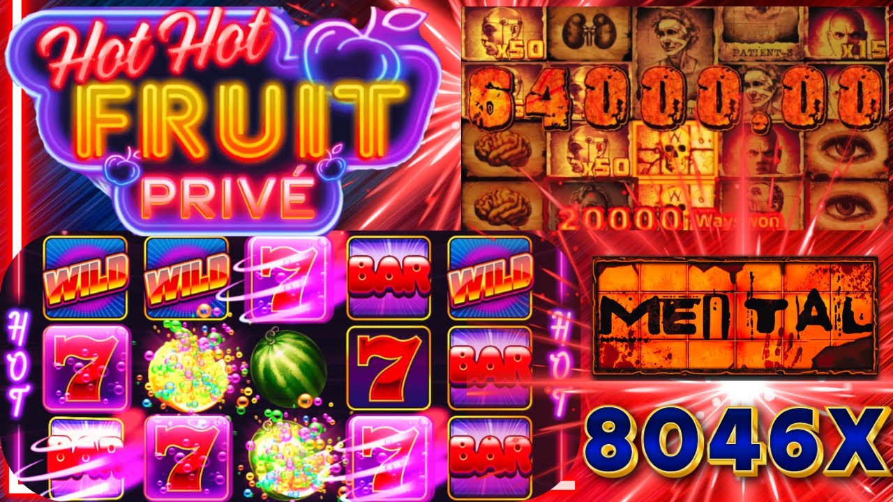 Hot Hot FRUIT PRIVE (R60, R120 вращений) и наш самый крупный выигрыш X в истории Mental!