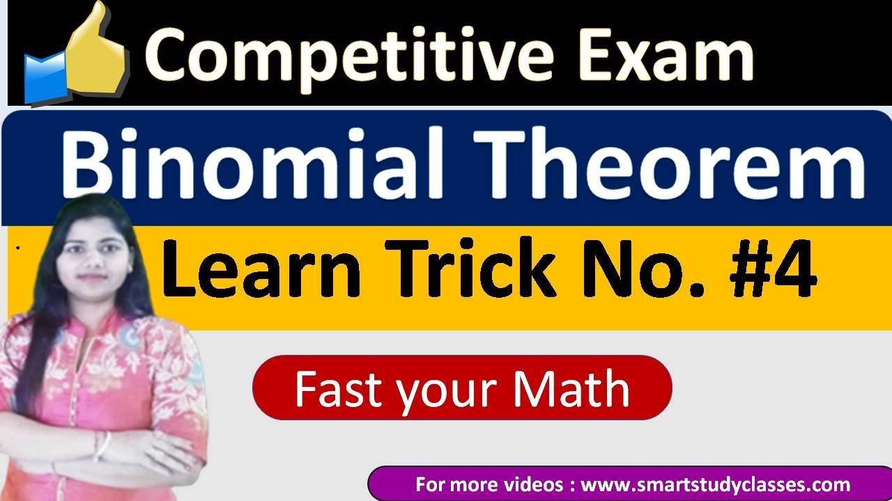 Binomial Theorem  Short Tricks in Hindi  Part #4| Master Cadre Math | TGT PGT | EMRS Math