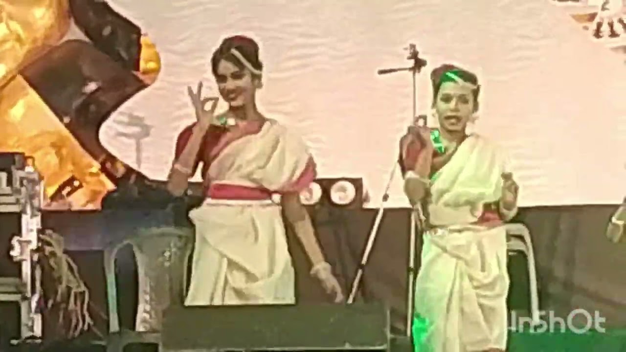My daughter's Adrija dance performance adi Bosonter Gaye Holud 