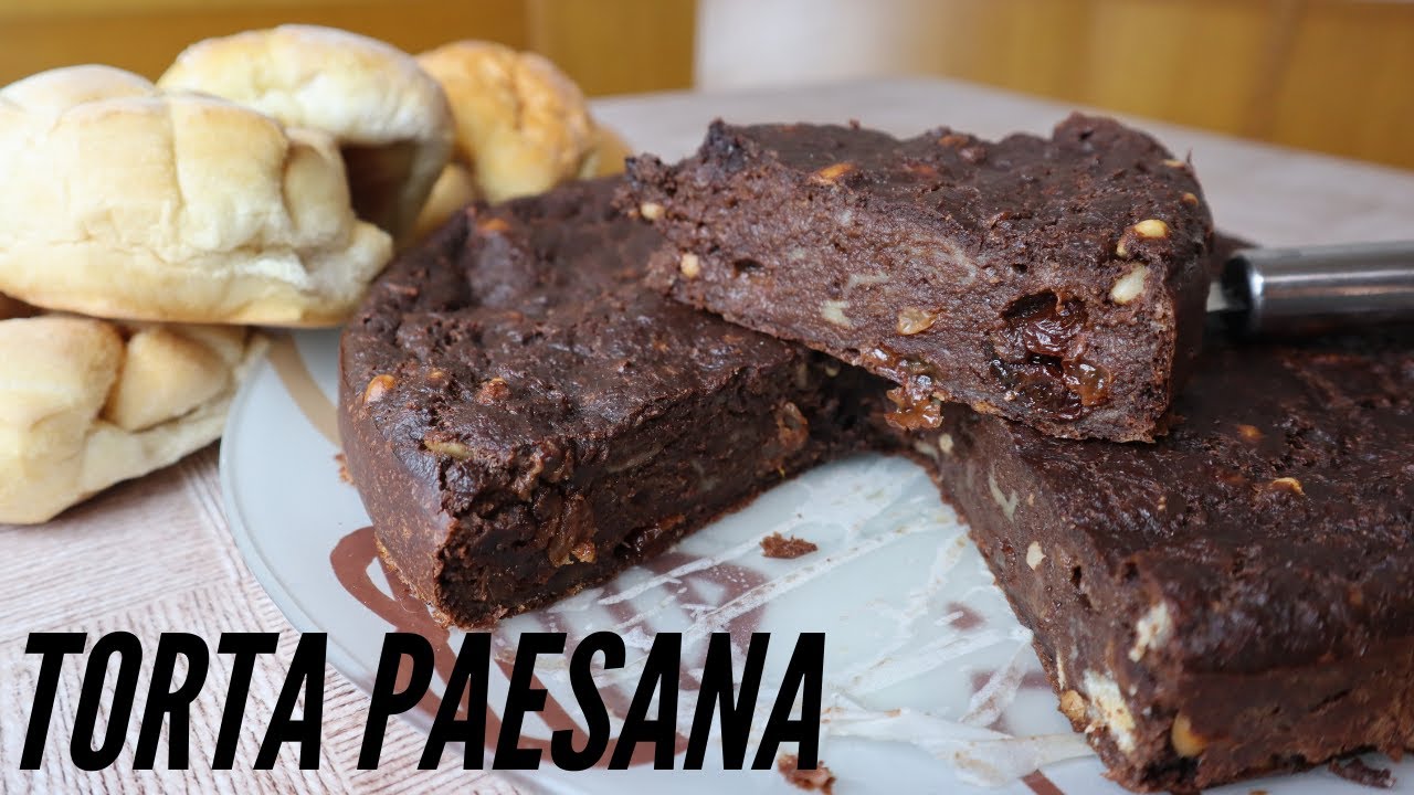TORTA PAESANA ( ASMR ) | torta di pane | ricetta facile | torta al cacao