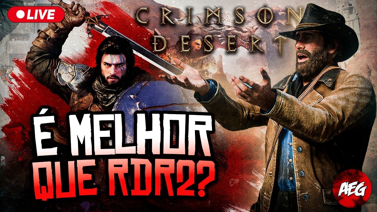 O JOGO QUE QUER SUPERAR RED DEAD 2… | TESTANDO CRIMSON DESERT 🔥