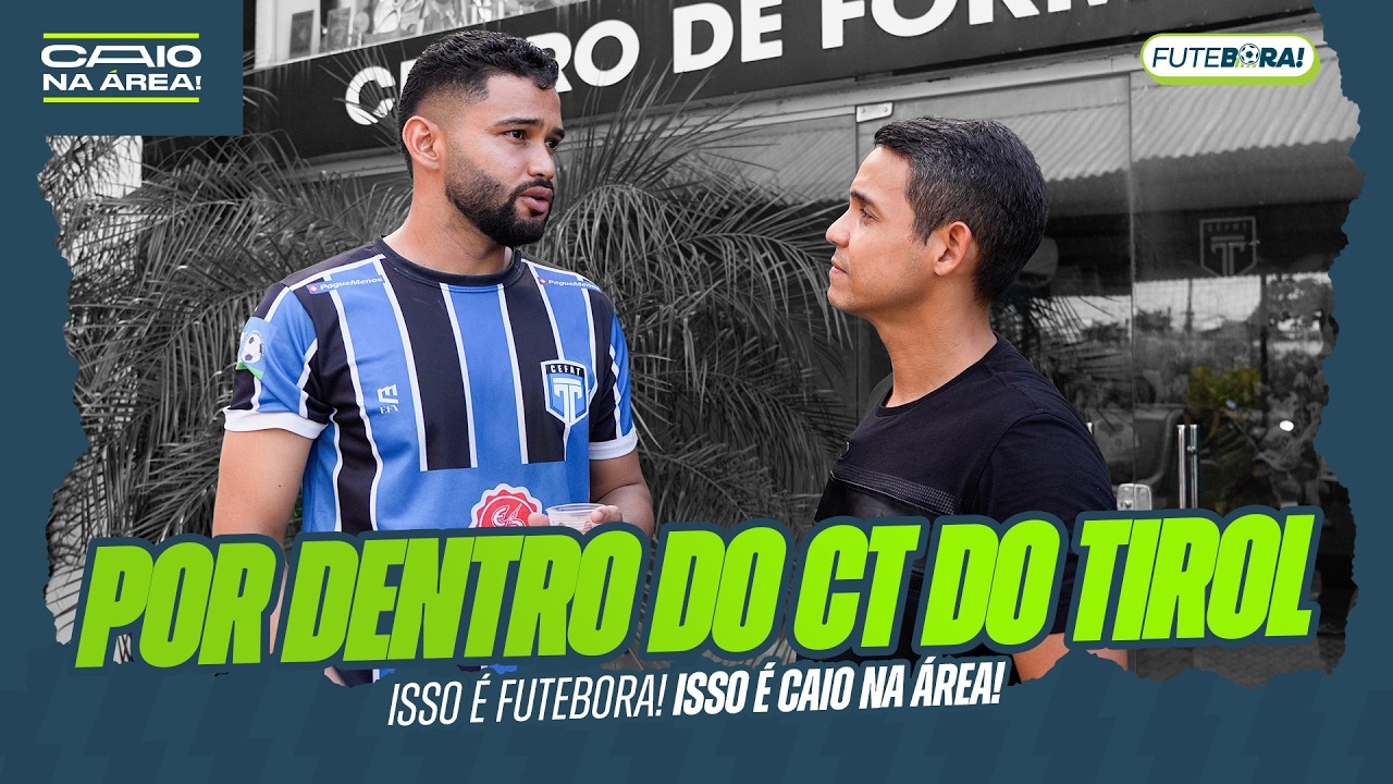 CAIO NA ÁREA: VISITAMOS O CT DO TIROL! Bastidores, estrutura e resenha