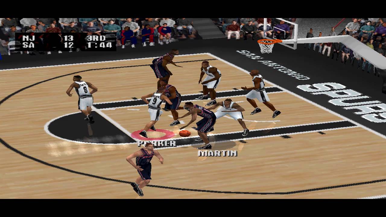 Геймплей NBA Live 2003 PS1 HD