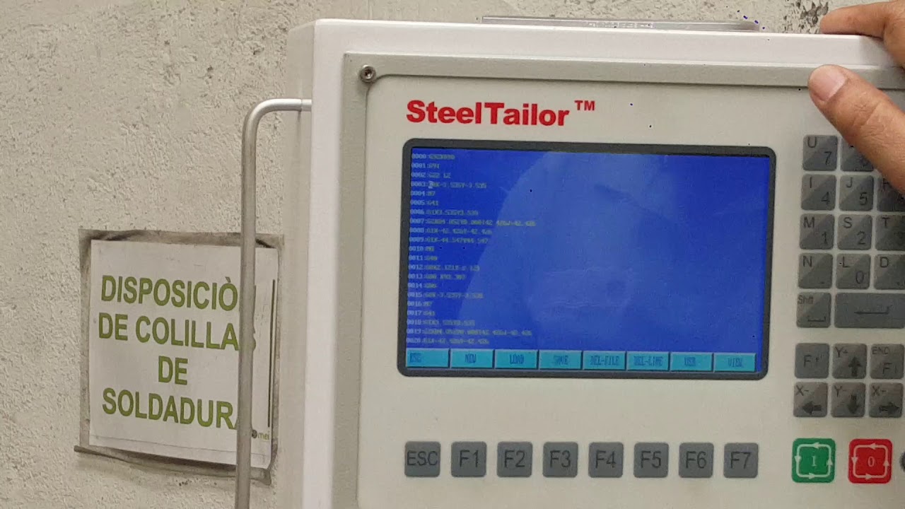 manejar mesa de corte  plasma cnc
