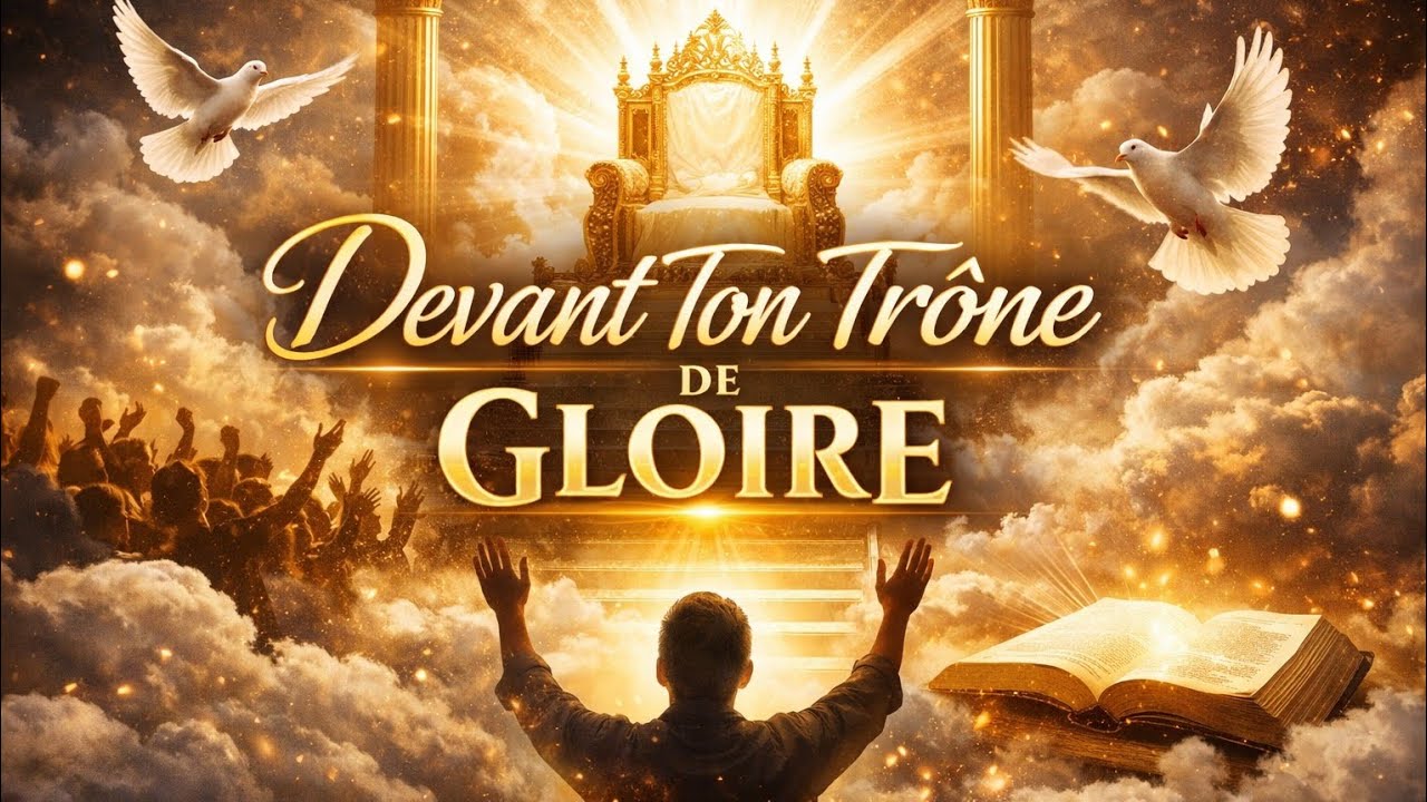 DEVANT TON TRÔNE DE GLOIRE: Adoration, louange #gospel #worshipmusic #praise #gospelmusic 