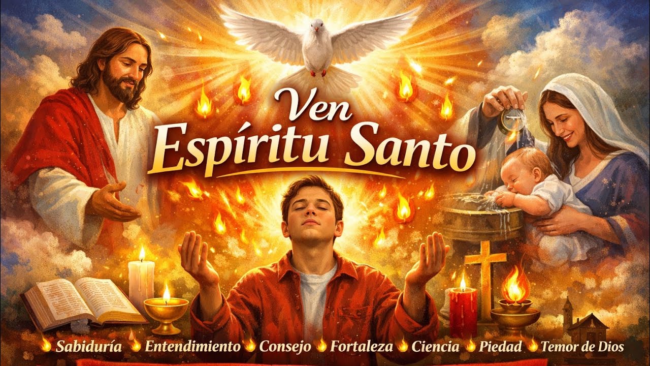 🔥 Ven Espíritu Santo 🔥Una Alabanza Católica de Adoración
