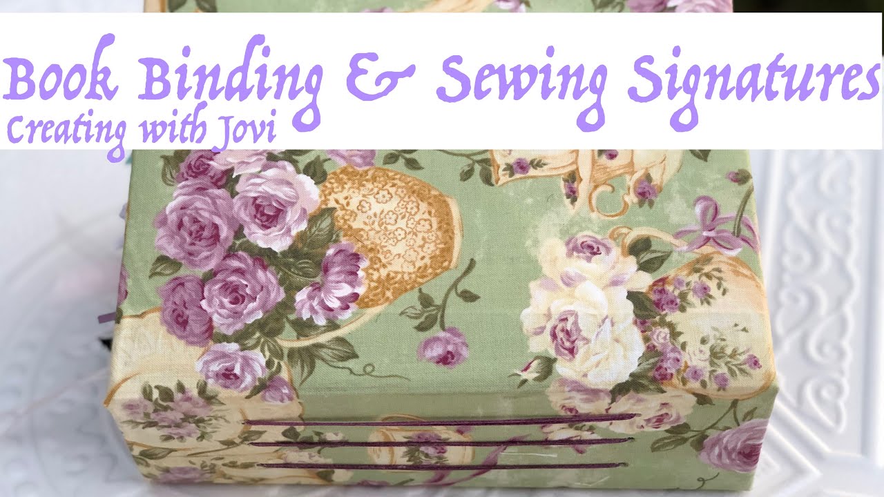 Sewing In Signatures - Book Binding - MY FIRST TIME - Learn with Me! (Altered Book Journal Part 2)