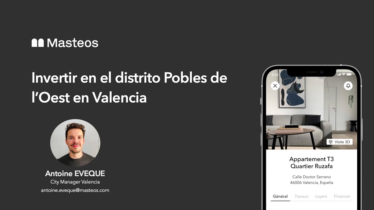 Invertir en el distrito Pobles de l'Oest en Valencia