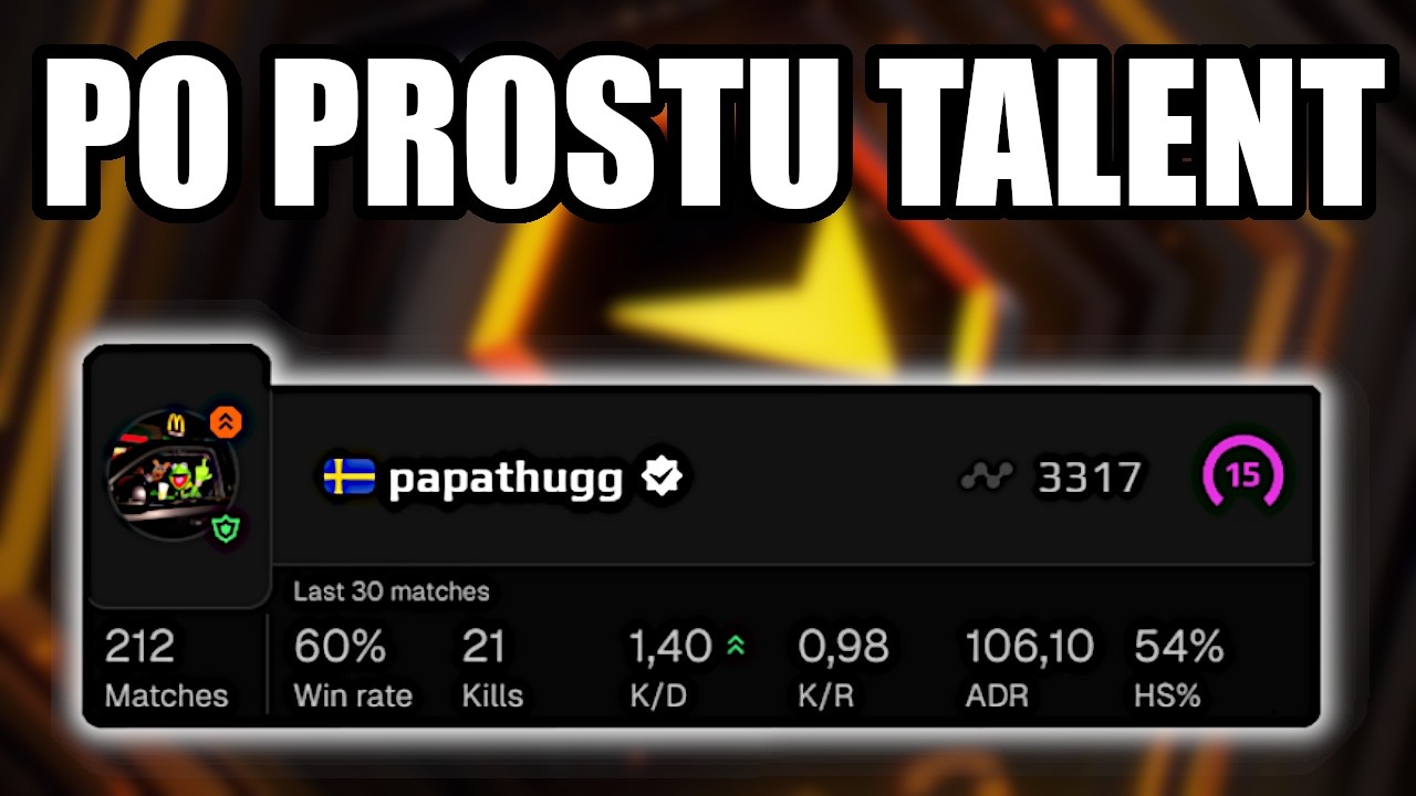 NOWY MŁODY TALENT w CS2 SIĘ NIE PIE*DOLI! - 200 meczów; 3.3k+ elo FACEIT (jak być tak dobrym?)
