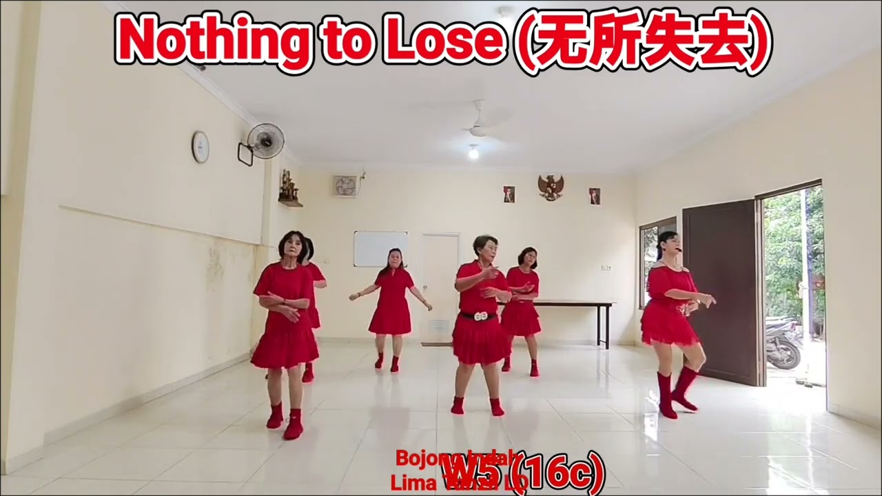 Nothing to Lose (无所失去) Line Dance (Demo: Lina Tanzil & Friends Bojong Indah) - 100226
