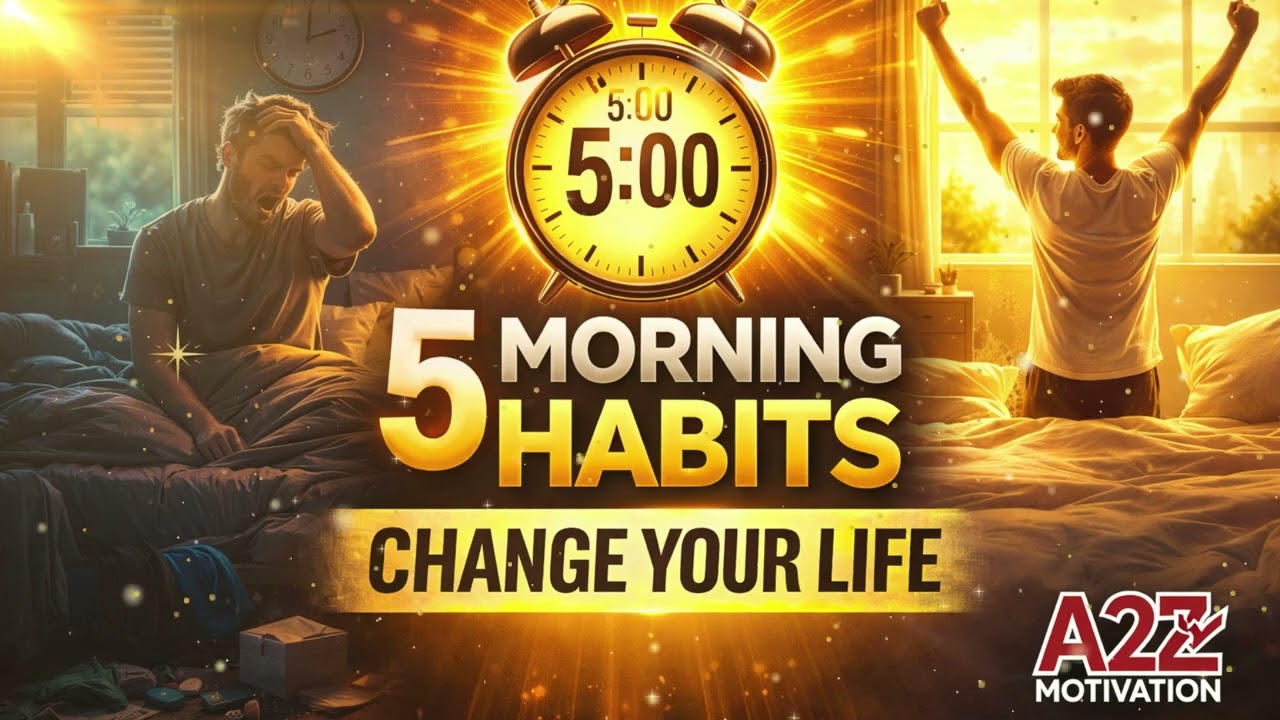 5 Morning Success Habits | तुमचे आयुष्य बदलणाऱ्या 5 सकाळच्या सवयी | Morning Motivation Marathi