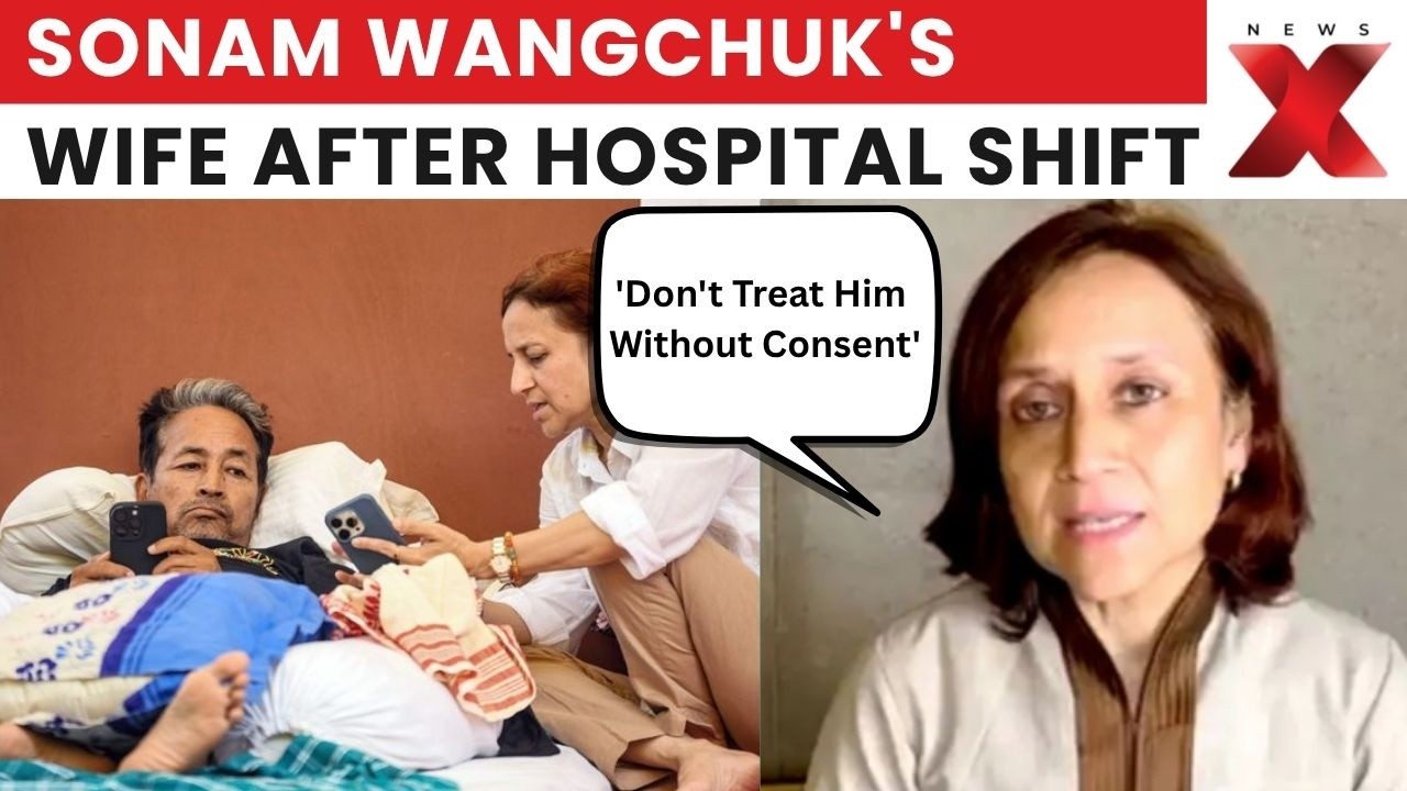 Sonam Wangchuk's Wife Breaks Silence After Delhi Police Shift Him To Hospital | Latest News | NewsX