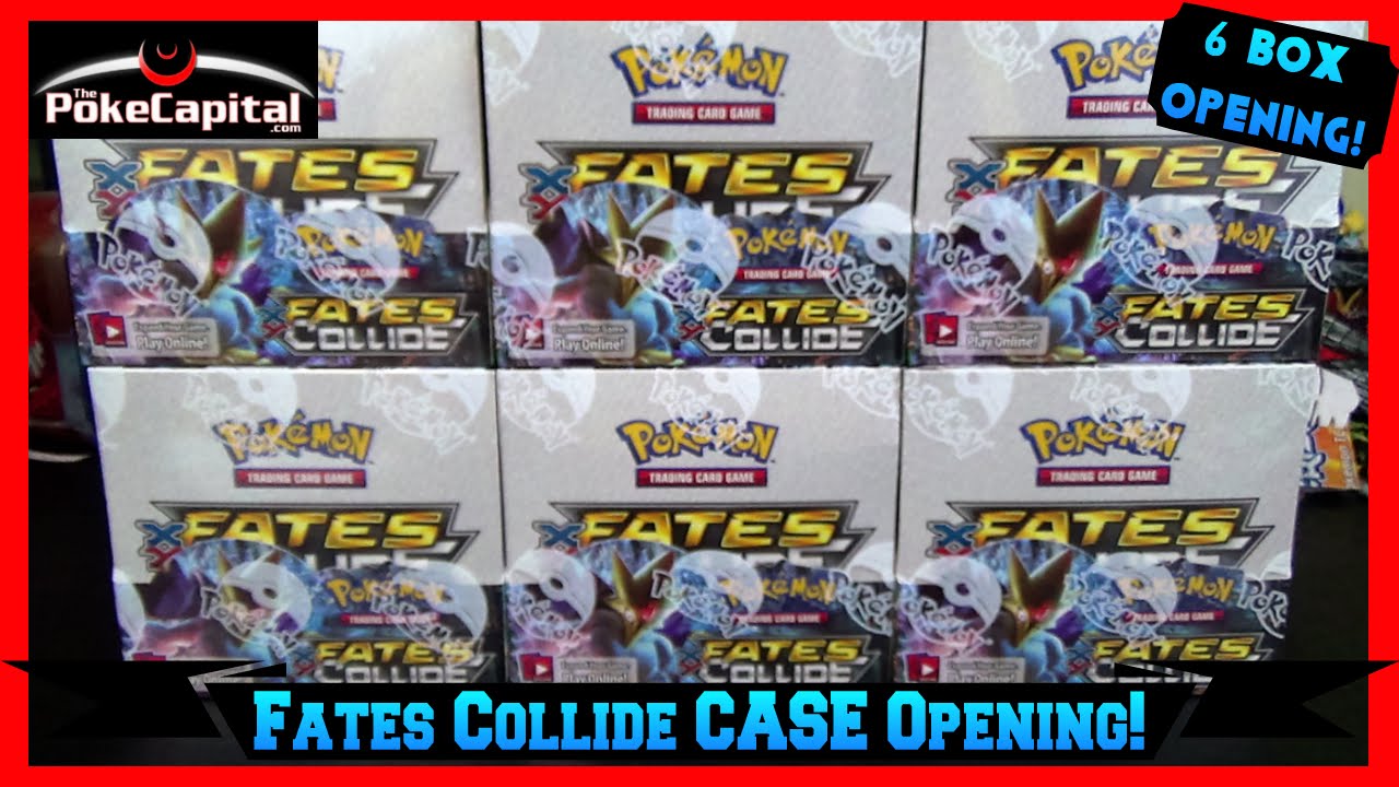 Pokemon Cards XY Fates Collide Booster Case Opening of 6 Boxes