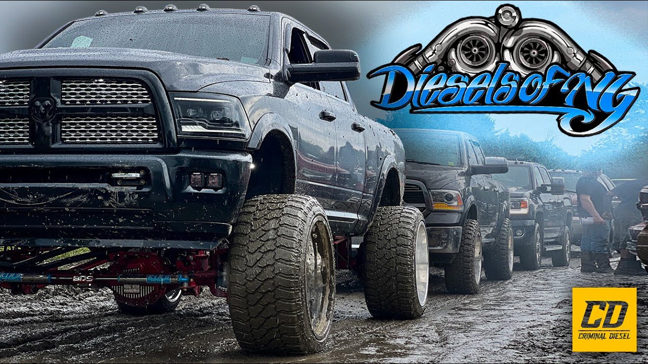 Truck Show Turns Into MudBog. (Diesels of NY Season Opener)
