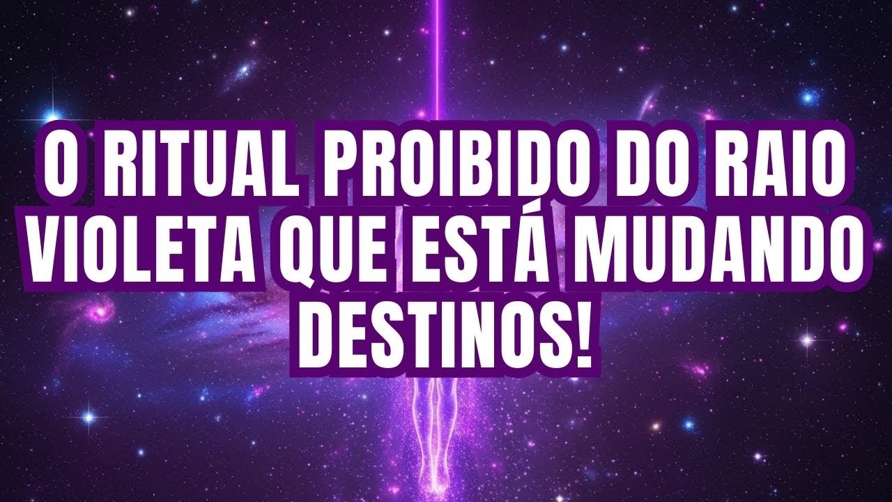 O RAIO VIOLETA ESTÁ ATIVO: O QUE ACONTECE DEPOIS DESSE RITUAL MUDA TUDO POR DENTRO