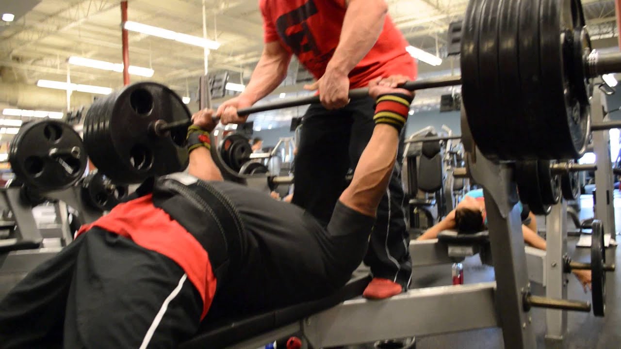 Mike Mancias- Benching 505 lbs