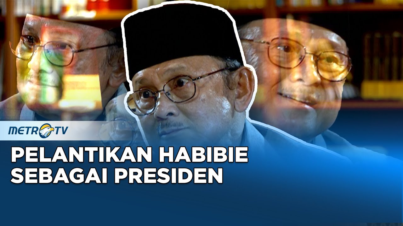 Prosesi Pelantikan BJ Habibie Sebagai Presiden Dok.2013