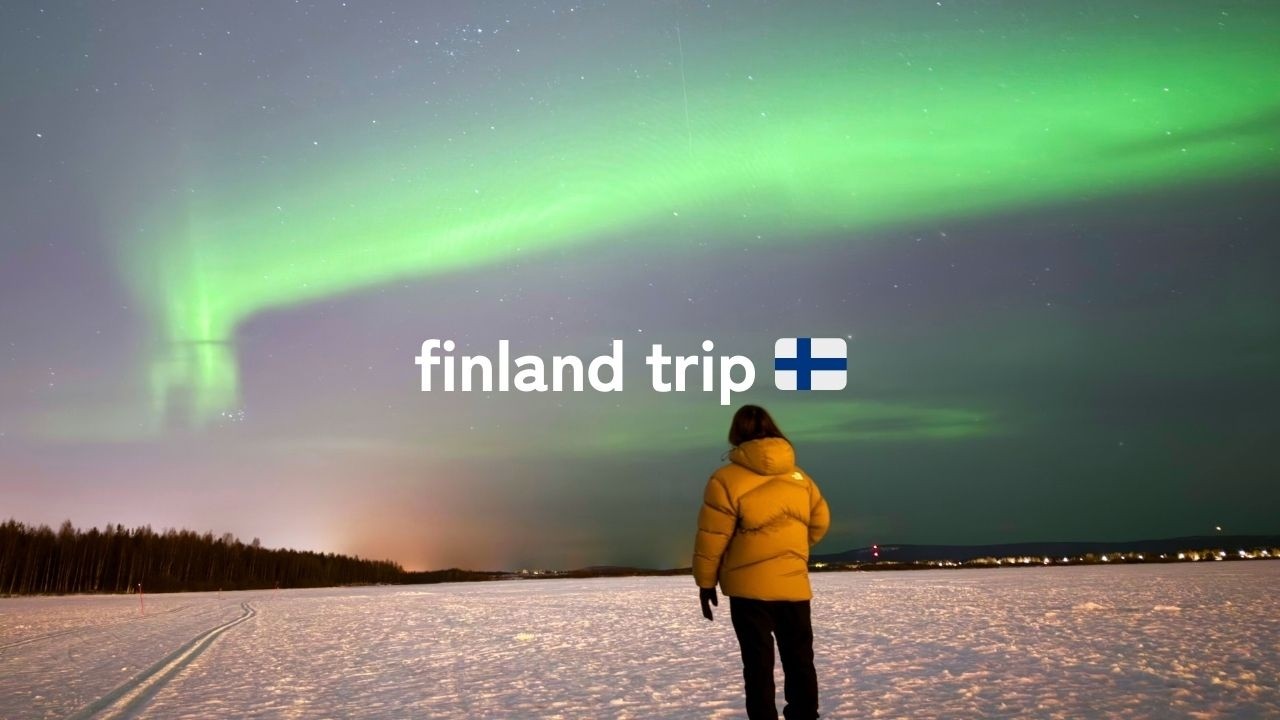 北欧旅行オーロラ編🇫🇮雪に囲まれたフィンランド北部で静かに過ごす3日間